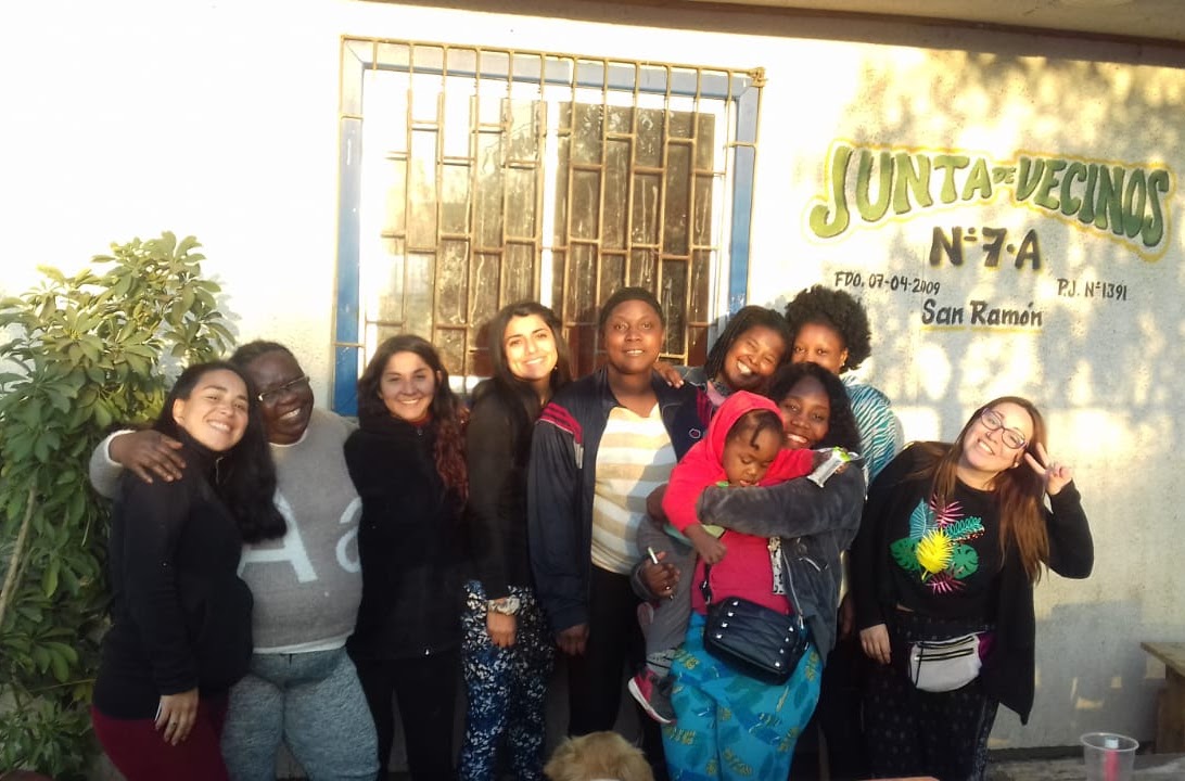Taller de español para mujeres de la comunidad haitiana de La Bandera